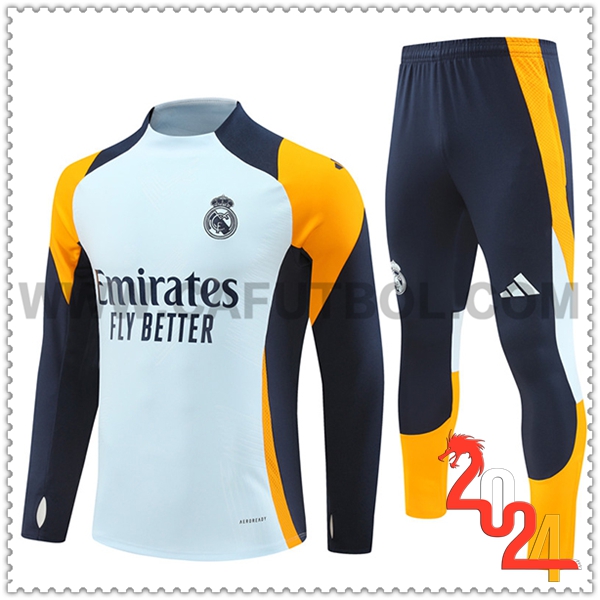 Chandal Futbol Real Madrid Azul/Naranja 2024 2025