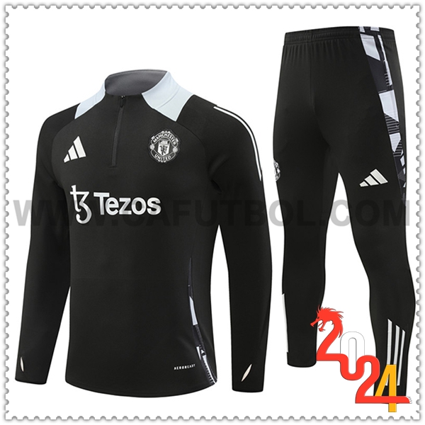 Chandal Futbol Manchester United Negro/Gris 2024 2025 -03