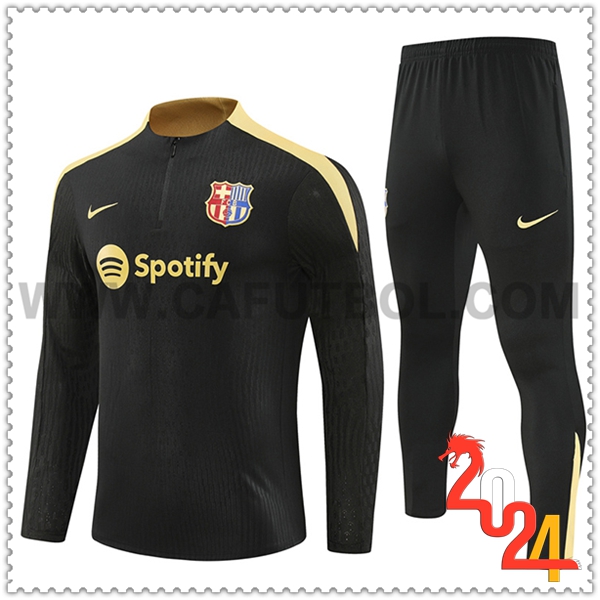 Chandal Futbol FC Barcelona Negro/Amarillo 2024 2025