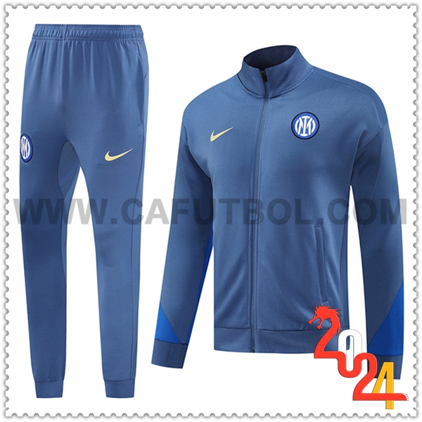 Chandal Chaquetas Futbol Inter Milan Azul 2024 2025