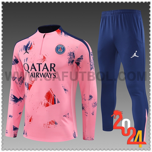 Chandal Futbol PSG Ninos Rosa/Azul 2024 2025