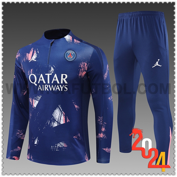 Chandal Futbol PSG Ninos Azul/Rosa 2024 2025