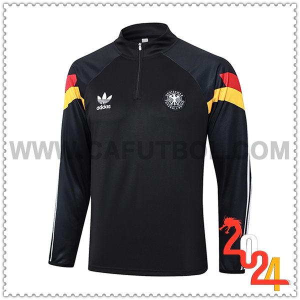 Sudadera Entrenamiento Alemania Negro 2024 2025