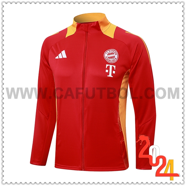 Chaquetas Futbol Bayern Munich Rojo/Naranja 2024 2025 -02