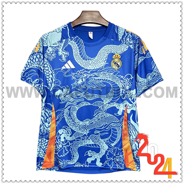 Camiseta Futbol Real Madrid Azul Edicion especial 2024 2025