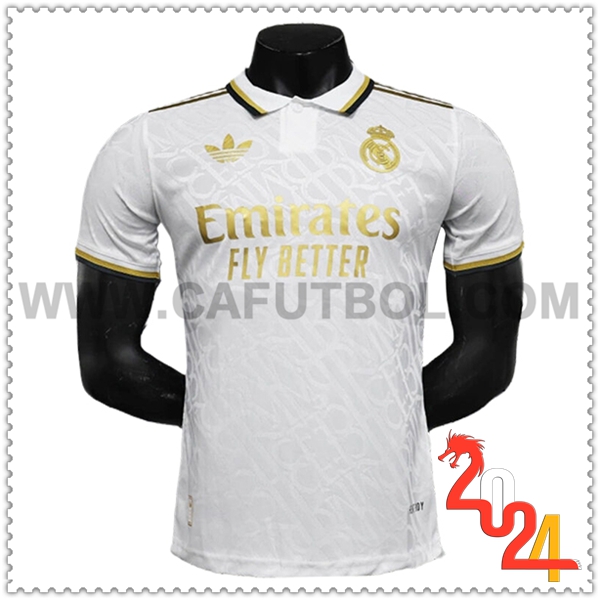 Camiseta Futbol Real Madrid Blanco Edicion especial 2024 2025