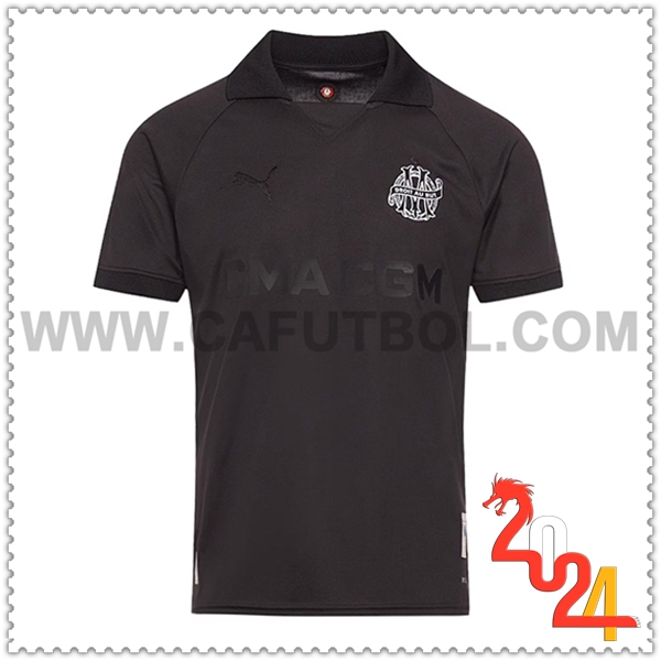 Nuevo Camiseta Marsella OM Negro 125 aniversario 2024 2025