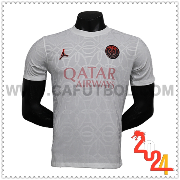 Camiseta Futbol PSG Blanco Edicion especial 2024 2025