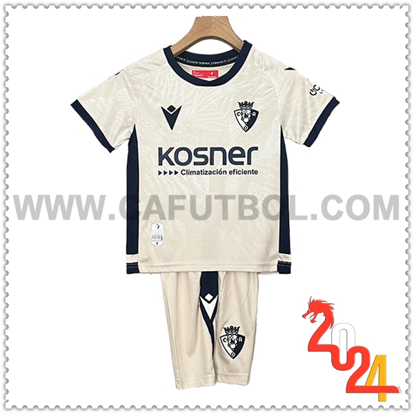 Segunda Equipacion del Osasuna Ninos 2024 2025