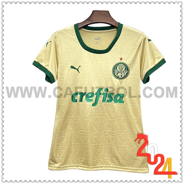 Tercero Camiseta Futbol Palmeiras Mujer 2024 2025