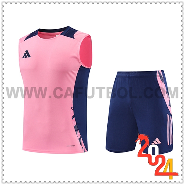 Camiseta Entrenamiento sin mangas Adidas Rosa/Violeta 2024 2025