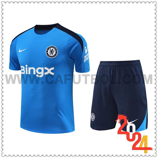 Camiseta Entrenamiento FC Chelsea Azul 2024 2025 -02