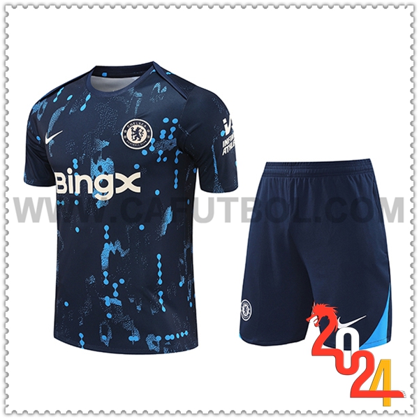 Camiseta Entrenamiento FC Chelsea Azul Oscuro 2024 2025