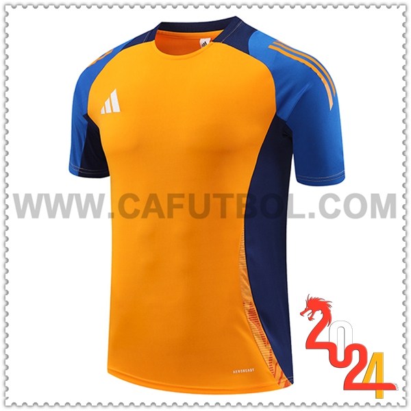 Camiseta Entrenamiento Adidas Naranja/Azul 2024 2025