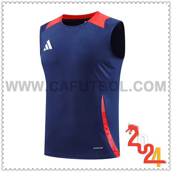 Chalecos De Futbol Adidas Azul/Rojo 2024 2025