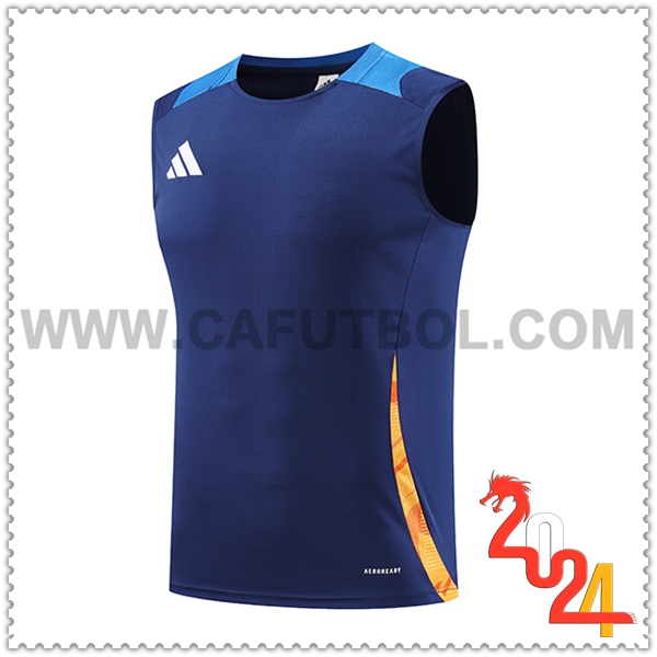 Chalecos De Futbol Adidas Azul/Naranja 2024 2025