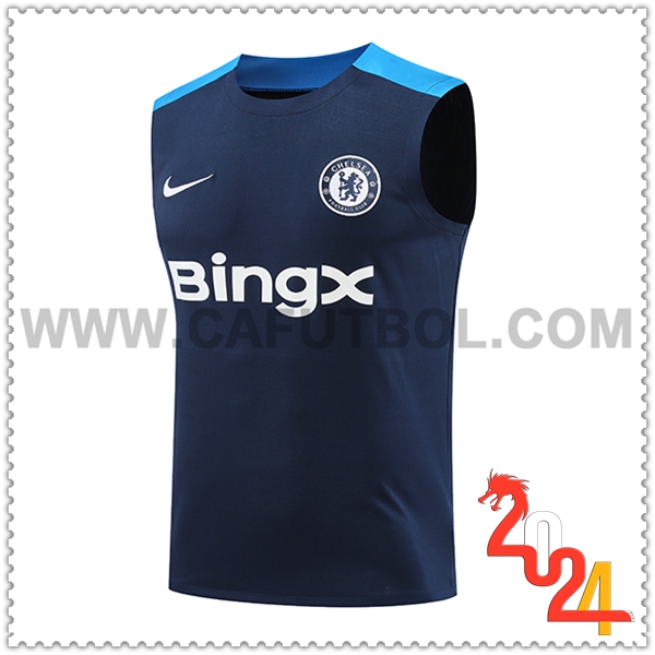 Chalecos De Futbol FC Chelsea azul real 2024 2025