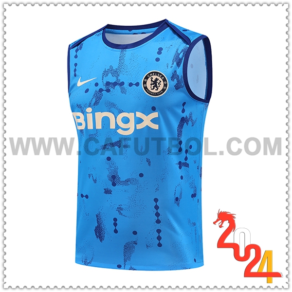 Chalecos De Futbol FC Chelsea Azul 2024 2025