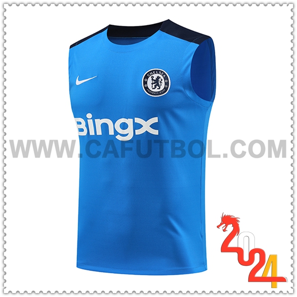 Chalecos De Futbol FC Chelsea Azul 2024 2025 -02