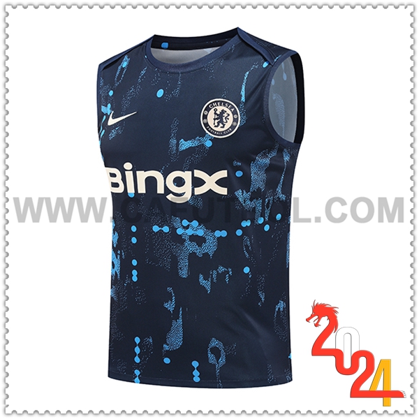 Chalecos De Futbol FC Chelsea Azul Oscuro 2024 2025