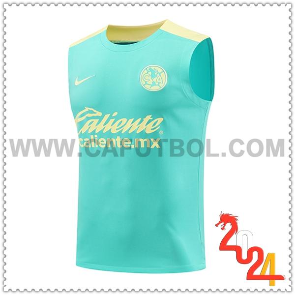 Chalecos De Futbol Club America Verde/Amarillo 2024 2025