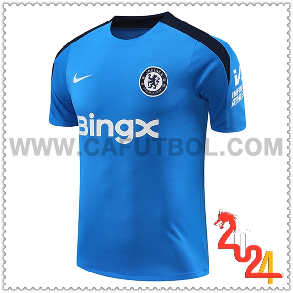 Camiseta Entrenamiento FC Chelsea Azul 2024 2025 -02