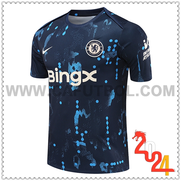 Camiseta Entrenamiento FC Chelsea Azul Oscuro 2024 2025