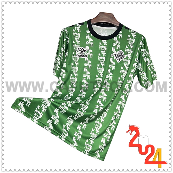 Camiseta Entrenamiento Real Betis Verde/Blanco 2024 2025