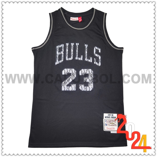 Camisetas Chicago Bulls (JORDAN #23) 2024/25 Negro/Gris