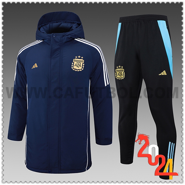 Chandal Plumas Con Capucha Argentina azul real 2024 2025 -02