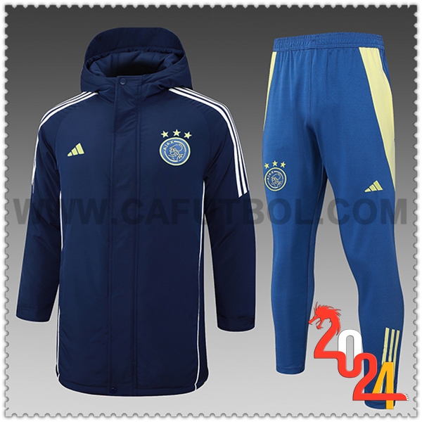 Chandal Plumas Con Capucha Ajax azul real 2024 2025