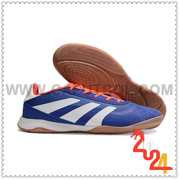 Adidas Zapatos Futbol PREDATOR 24 ELITE IC BOOTS Azul/Blanco/Naranja