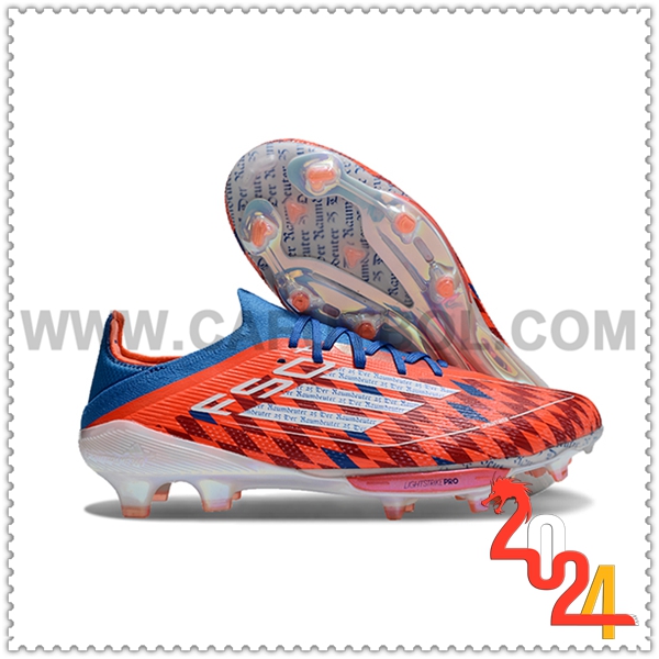 Adidas Zapatos Futbol F50+.1 FG Naranja/Negro/Azul