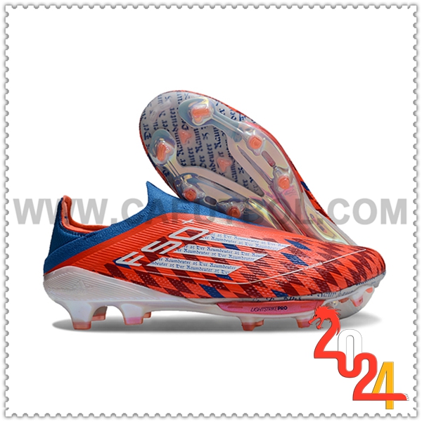 Adidas Zapatos Futbol F50+ FG Naranja/Negro/Azul