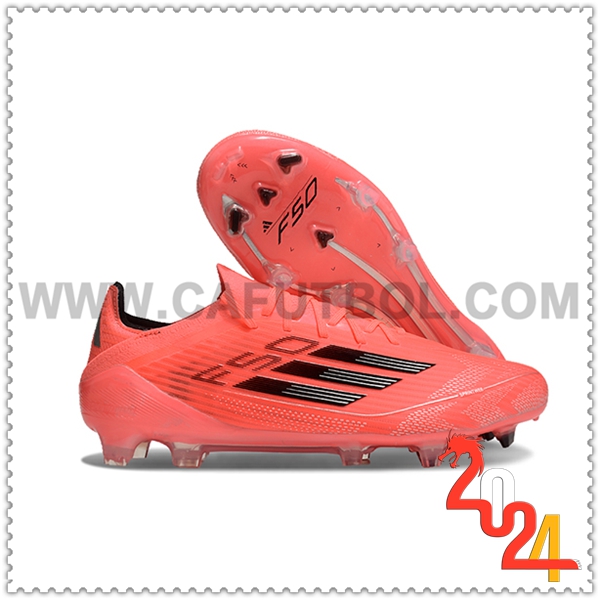 Adidas Zapatos Futbol F50 ELITE FG Naranja/Negro -02