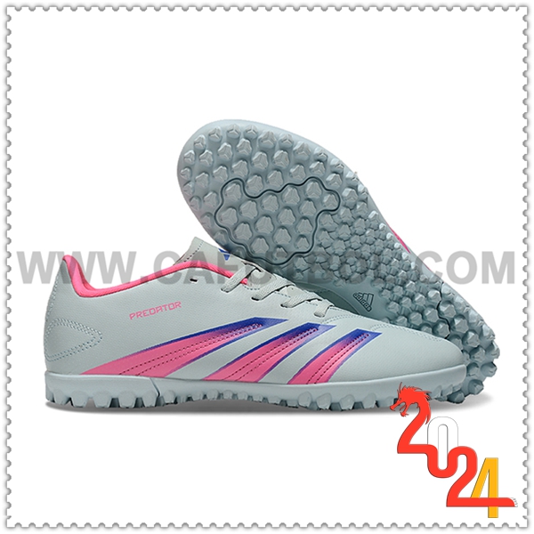 Adidas Zapatos Futbol F50 CLUB TF Gris/Azul/Rosa