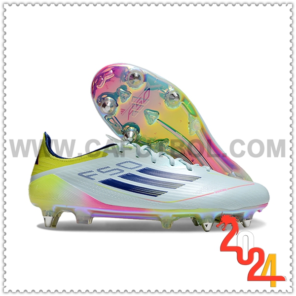 Adidas Zapatos Futbol F50 ELITE SG Azul/Violeta/Amarillo