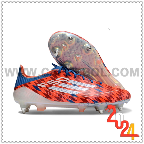 Adidas Zapatos Futbol F50 ELITE SG Naranja/Azul