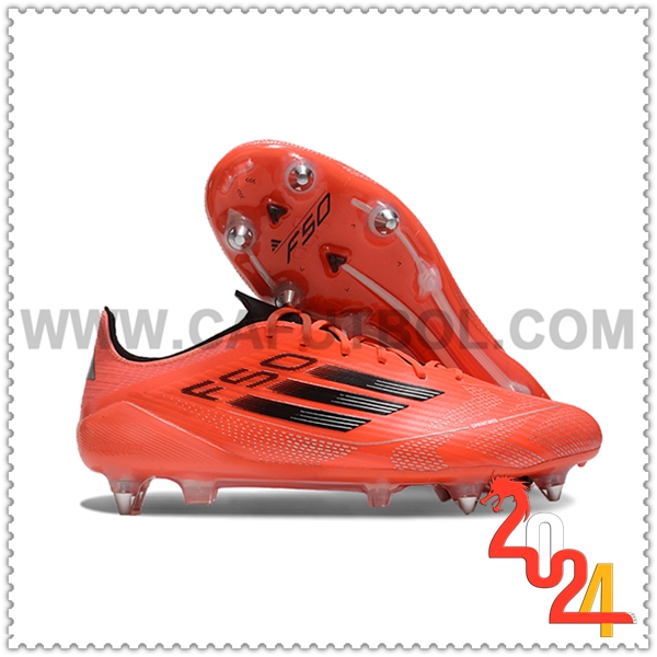 Adidas Zapatos Futbol F50 ELITE SG Naranja/Negro