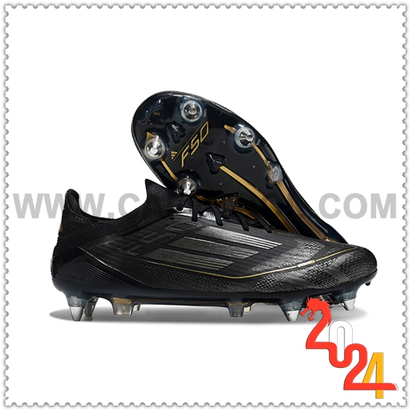 Adidas Zapatos Futbol F50 Elite SG Negro/Amarillo