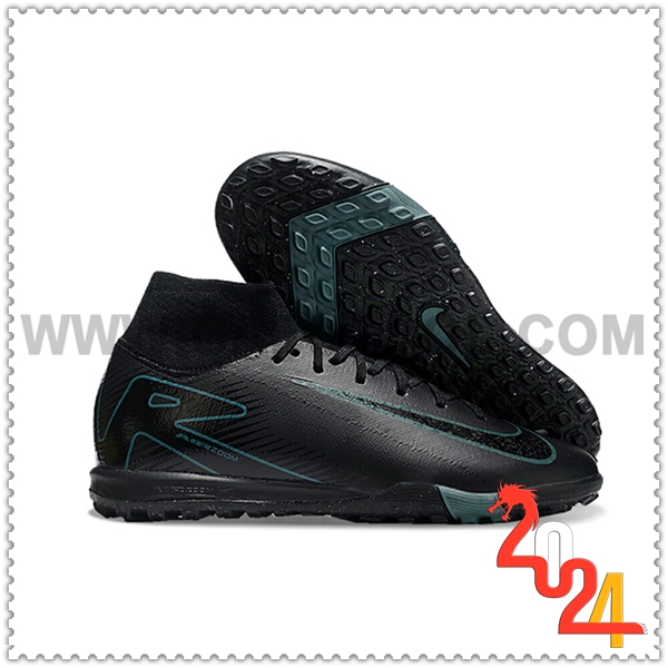 Nike Zapatos Futbol Air Zoom Mercurial Superfly X Elite TF Negro/Azul