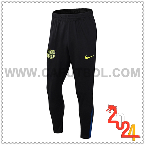 Pantalones Entrenamiento FC Barcelona Negro/Azul 2024 2025 -02