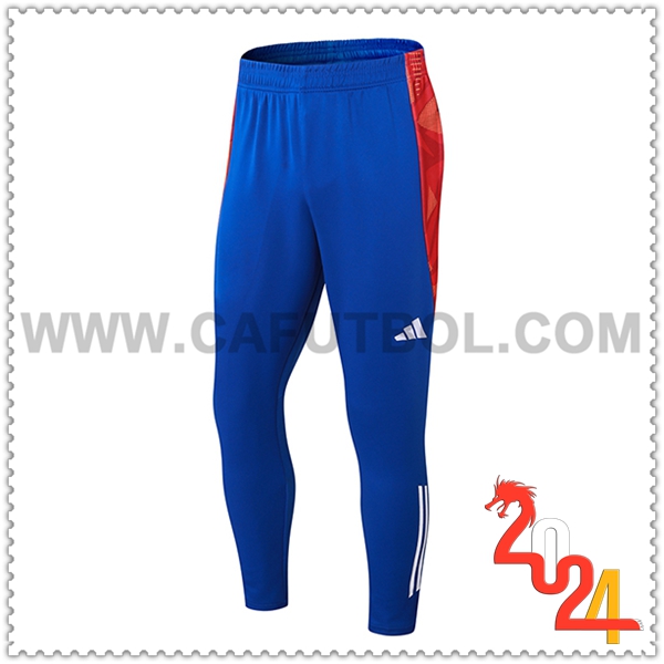 Pantalones Entrenamiento Adidas Azul/Rojo 2024 2025