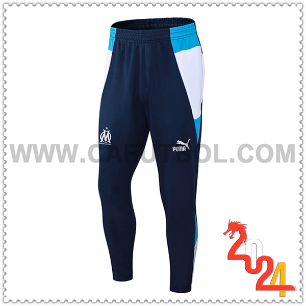 Pantalones Entrenamiento Marsella Azul/Blanco 2024 2025