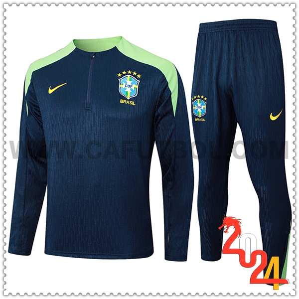 Chandal Futbol Brasil Azul/Verde 2024 2025 -02