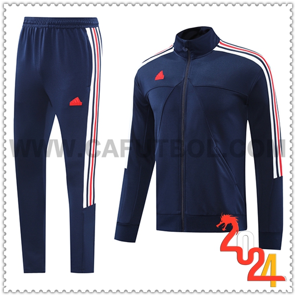 Chandal Chaquetas Futbol Adidas azul real 2024 2025 -02