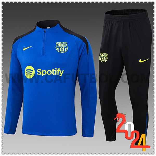 Chandal Futbol FC Barcelona Ninos Azul/Negro 2024 2025 -02