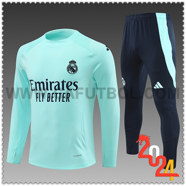 Chandal Futbol Real Madrid Ninos Azul/Negro 2024 2025