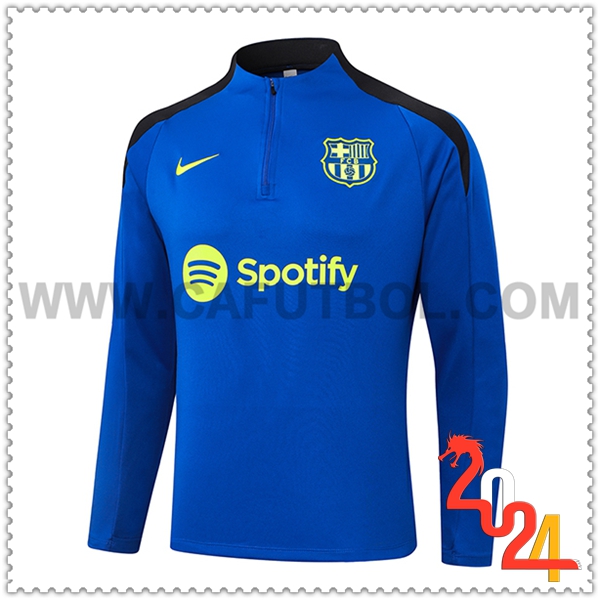 Sudadera Entrenamiento FC Barcelona Azul/Negro 2024 2025