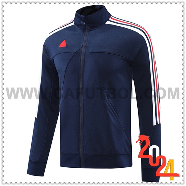 Chaquetas Futbol Adidas azul real 2024 2025